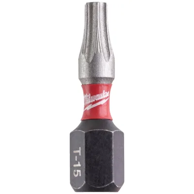 Milwaukee Schrauberbit SHOCKWAVE Gen II (25er Pack) T15 / 25 mm