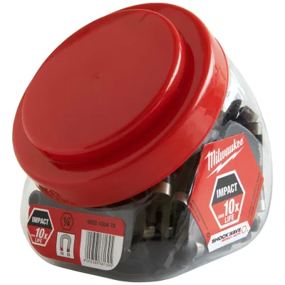 Milwaukee SHOCKWAVE Magnetbithalter mit 1/4 Hex -Aufnahme 60 mm