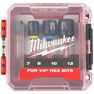 Milwaukee SHOCKWAVE Steckschlüssel Hex Set (4-tlg.)