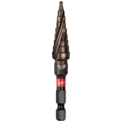 Milwaukee SHOCKWAVE Stufenbohrer schlagfest 4 - 12 mm, 1-mm-Stufen