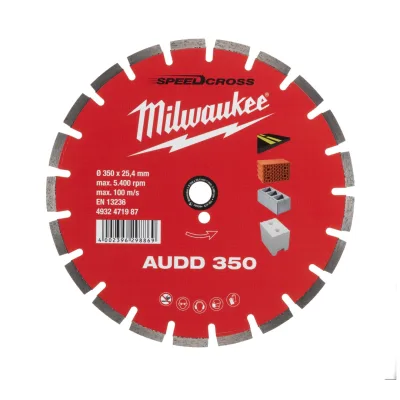 Milwaukee Speedcross Diamanttrennscheibe AUDD 350 mm für harte Materialien