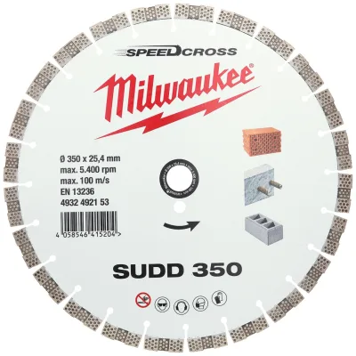 Milwaukee Speedcross Diamanttrennscheibe SUDD 350mm