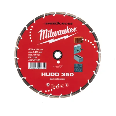 Milwaukee Speedcross Diamanttrennscheibes HUDD 350 mm für harte Materialien