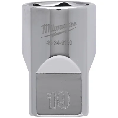 Milwaukee Steckschlüsseleinsatz 1/2 metrisch, 19 mm