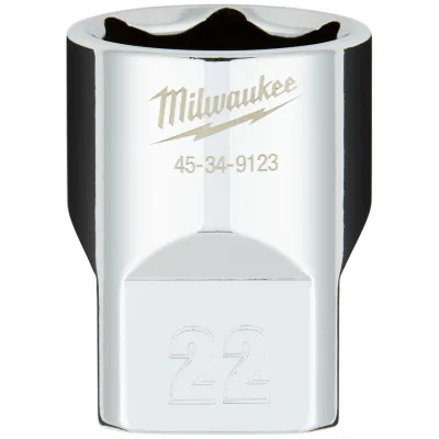 Milwaukee Steckschlüsseleinsatz 1/2 metrisch, 22 mm