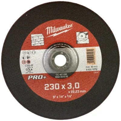Milwaukee Steintrennscheibe 230 x 3 mm PRO+