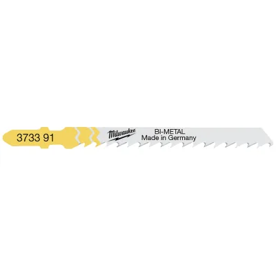 Milwaukee Stichsägeblatt Holz schnelle Schnitte Bi-Metall 75 x 4 mm T144DF (5 Stk.)