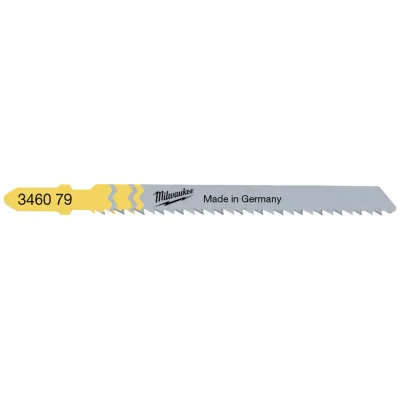 Milwaukee Stichsägeblatt Holz/Furnier 75 x 2,5 mm T101BR, umgekehrte Verzahnung (5 Stk.)