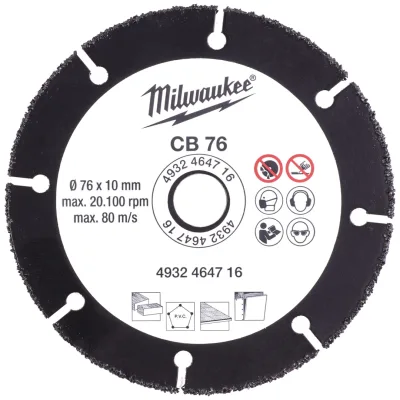 Milwaukee Trennscheibe HM-bestückt 76 mm