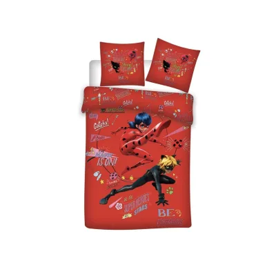 Miraculous Ladybug Bio-Baumwolle Bettwäsche 140x200 cm