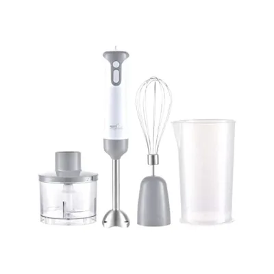 MIXXXO TRIO Stabmixer, 400 W, mit Zerkleinerer und Schneebesen