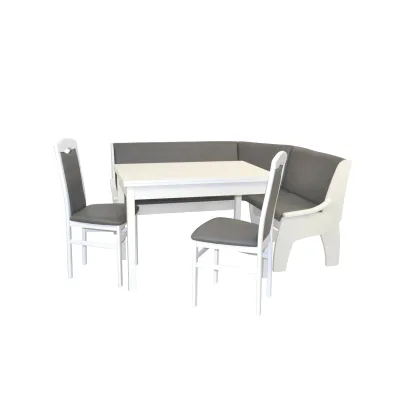 möbel direkt online 4tlg. Eckbankgruppe 125x165 cm Schenkelmaß