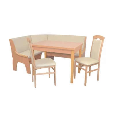 möbel direkt online 4tlg. Eckbankgruppe 125x165 cm Schenkelmaß
