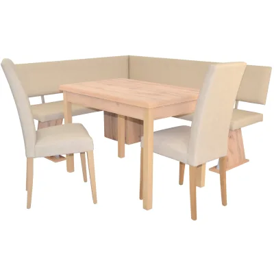 möbel direkt online 4tlg. Eckbankgruppe Schenkelmaß 150x182 cm