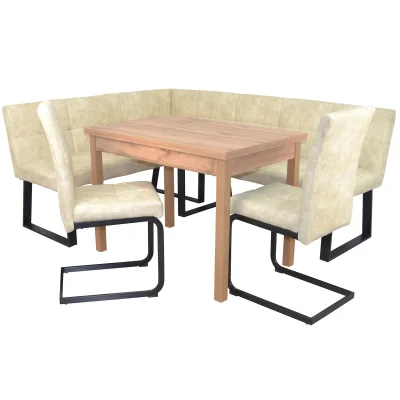 möbel direkt online 4tlg. Eckbankgruppe Schenkelmaß 190x150 cm