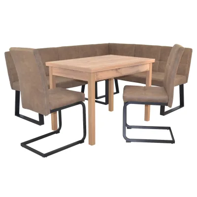 möbel direkt online 4tlg. Eckbankgruppe Schenkelmaß 190x150 cm