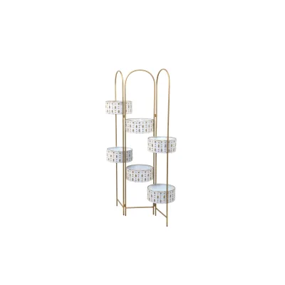 möbel direkt online Blumenständer Hellen gold/cremeweiß