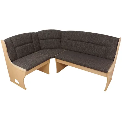 möbel direkt online Eckbank 125x165 cm Truheneckbank Buche