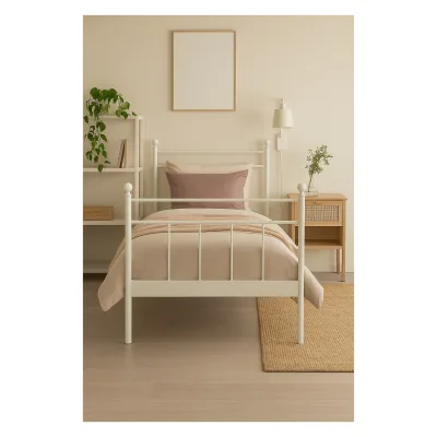 möbel direkt online Metallbett in 3 Größen Rubi weiß