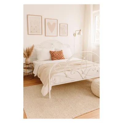 möbel direkt online Metallbett in 4 Größen Metallbett weiß