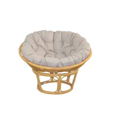 möbel direkt online Papasansessel, Durchmesser 100 cm Sessel mit Kissen beige
