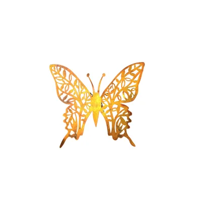 möbel direkt online Wanddekoration Butterfly 1 goldfarben