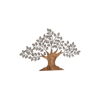 möbel direkt online Wanddekoration "Deko-Baum" braun