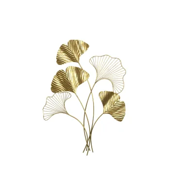 möbel direkt online Wanddekoration Ginkgo gold