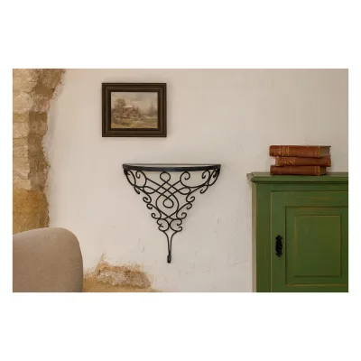 möbel direkt online Wandkonsole Regal antik schwarz