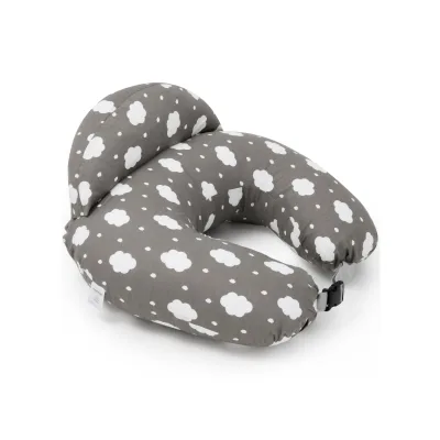 Momcozy Stillkissen Stillkissen Hellgrau 49x49x20 cm