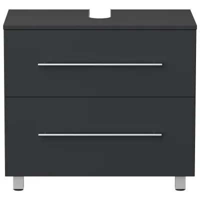 Mondial Universal Unterbau auf Standfüßen 70 cm SoftClose weiss hochglanz