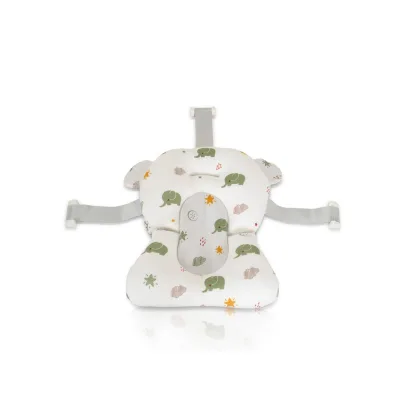 Moni Baby-Badekissen Sea Stars HA-B48, Badeauflage, Kunststoff Clips, ab Geburt grün