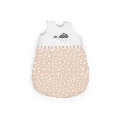 Moni Baby Schlafsack Koala, Länge 60 cm Breite 42 cm 100% Baumwolle, Druckknöpfe beige
