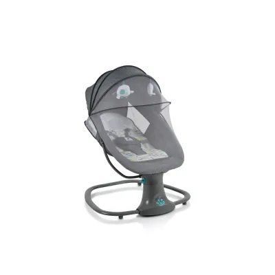 Moni Babywippe Axel 3 in 1 Schaukelfunktion Stubenwagen, Fernbedienung, Melodien grün