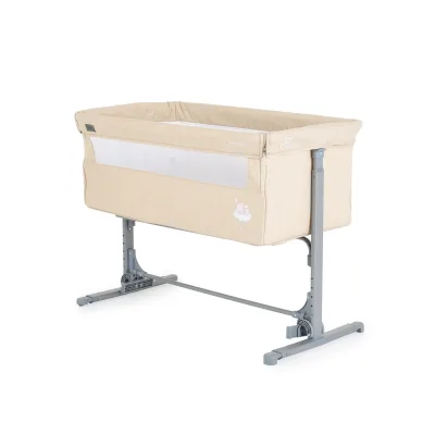 Moni Beistellbett Mystery Babywiege Schaukelfunktion 5-fach höhenverstellbar beige