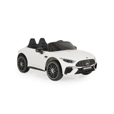 Moni Kinder Elektroauto Mercedes-Benz DK-SL63 Zweisitzer Fernbedienung Bluetooth weiß