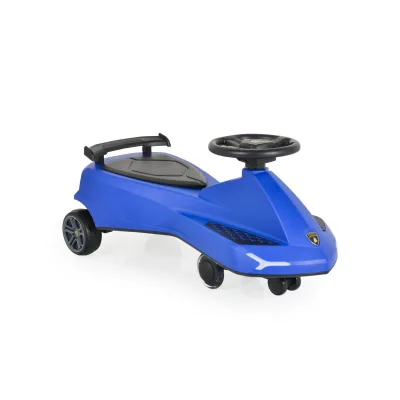 Moni Kinder Rutschfahrzeug Lamborghini Swing Car Musikfunktion Lichter bis 110kg blau