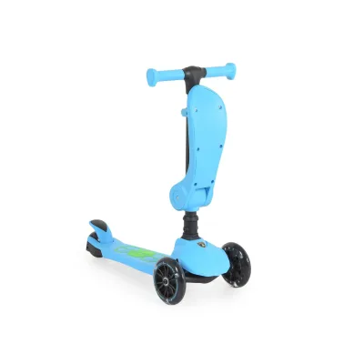 Moni Kinderroller 2 in 1 Lamborghini Laufrad, Lenkerhöhe verstellbar, klappbar blau