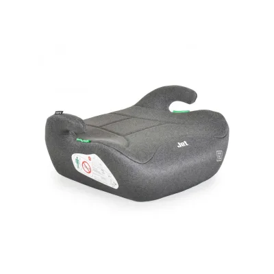 Moni Kindersitzerhöhung Jet i-Size (125-150cm) Gruppe 3 Armlehne Bezug waschbar grau