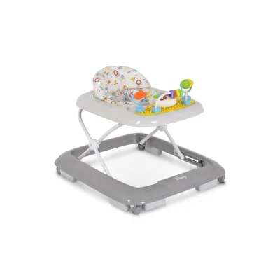 Moni Lauflernhilfe Bravy mit Spielcenter, klappbar, Spielbrett, Musik, Stopper grau