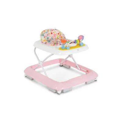 Moni Lauflernhilfe Bravy mit Spielcenter, klappbar, Spielbrett, Musik, Stopper rosa