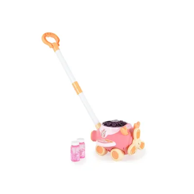Moni Schiebespielzeug Flugzeug Seifenblasen, für drin und draußen, Höhe 46,5 cm rosa