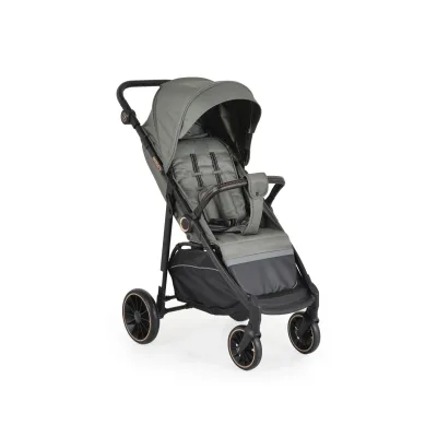 Moni Sommerkinderwagen Buggy, Kinderbuggy, Sonnendach, EVA-Räder, verstellbar grau
