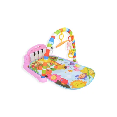 Moni Spielbogen Fitness Girl 696-R22 Krabbeldecke Klaviertasten Hängespielzeuge rosa