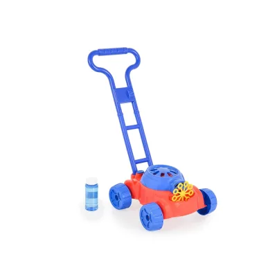 Moni Spielzeug Rasenmäher Bubble, Seifenblasenfunktion, Kunststoff, ab 3 Jahren blau