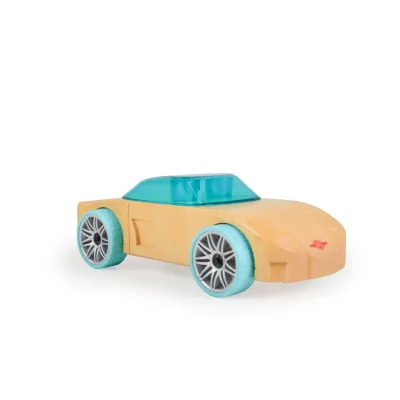 Moni Spielzeugautos Mini aus Buchenholz verschiedene Modelle, ab 4 Jahre blau