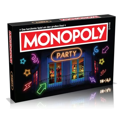 Monopoly Party - Brettspiel für 2-6 Spieler ab 16 Jahren deutsche Edition