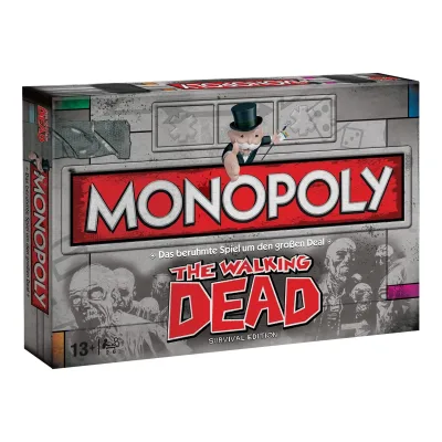Monopoly - The Walking Dead Survival Edition Brettspiel Gesellschaftsspiel
