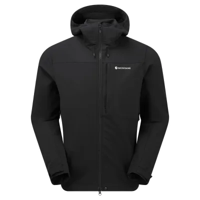 Montane Tenacity Xt Hoodie, Softshelljacke, Herren, schwarz