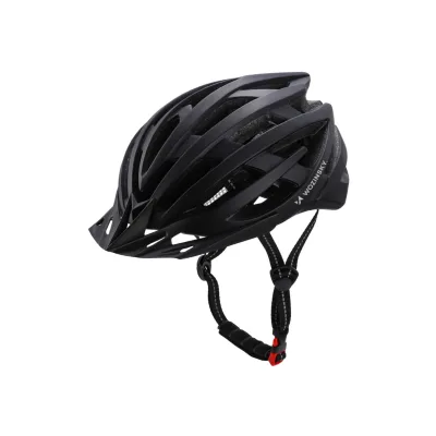 MTB Fahrradhelm mit Visier und USB LED Rücklicht verstellbar Größe